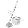 Household Cleaning Mop Water Separation 360 Rotating Hand-Free Lazy Squeeze Mop with Bucket Sewage Separation Mop Flat Plate Mop