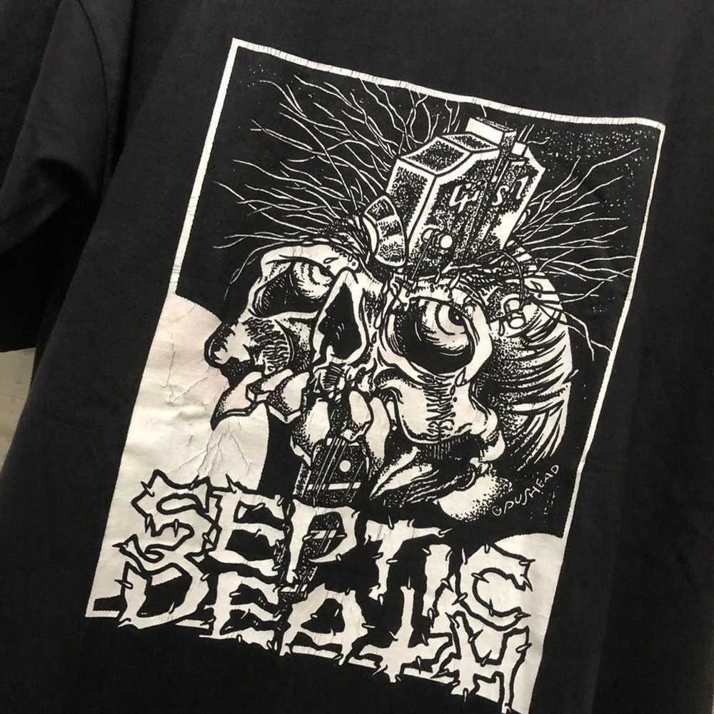 Vintage Septic Death Pushead band  Unisex Gift for Fan S to 5XL T-shirt BT1268 Unisex T-Shirt XXL