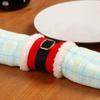 6pcs Cloth Christmas Belt Buckle Napkin Ring Christmas Theme Towel Buckle  Birthday Party