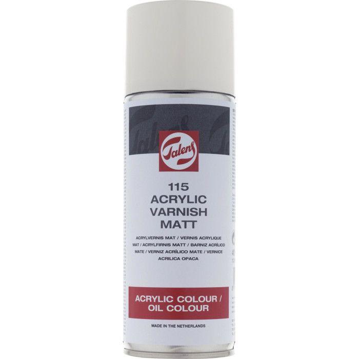 Bombe de vernis acrylique mat 400ml Talens