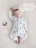 Pure Cotton Baby Romper: Open Front, Class A, for 0-12 Months, Spring/Autumn, Newborn Outerwear, Crawling Suit, Single-Layer Base.