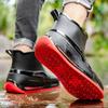 Botas de Lluvia para Adultos Botas de Lluvia de Media Caña para Hombre Zapatos para Agua de Caña Baja Botas de Agua Modernas Antideslizantes Impermeables de PVC con Suela Gruesa Resistentes al Desgaste