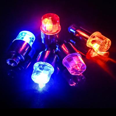 2Pcs Car Hub Ambient Light Bicycle LED Tire Lights Universal Car Neon Lamp Valve Cover Lights Tire Colorful Flashing Bulb Decor
