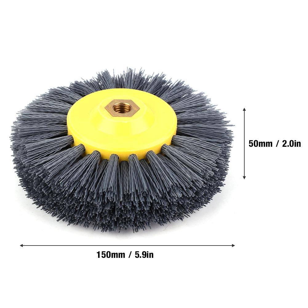 Abrasive Wire Drawing Wheel Brush Polished Hd Brush for Antique Stone Wood (120#)