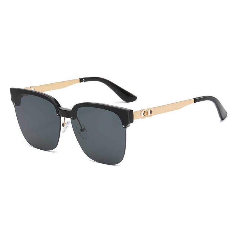 New Fashion Ins Style Sunglasses Uv Protection Ultra-Light Sunglasses Half-Frame Glasses For Men And Women(Ds-5111)