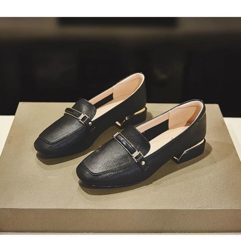 Small Leather Shoes Versatile Low Order Shoes