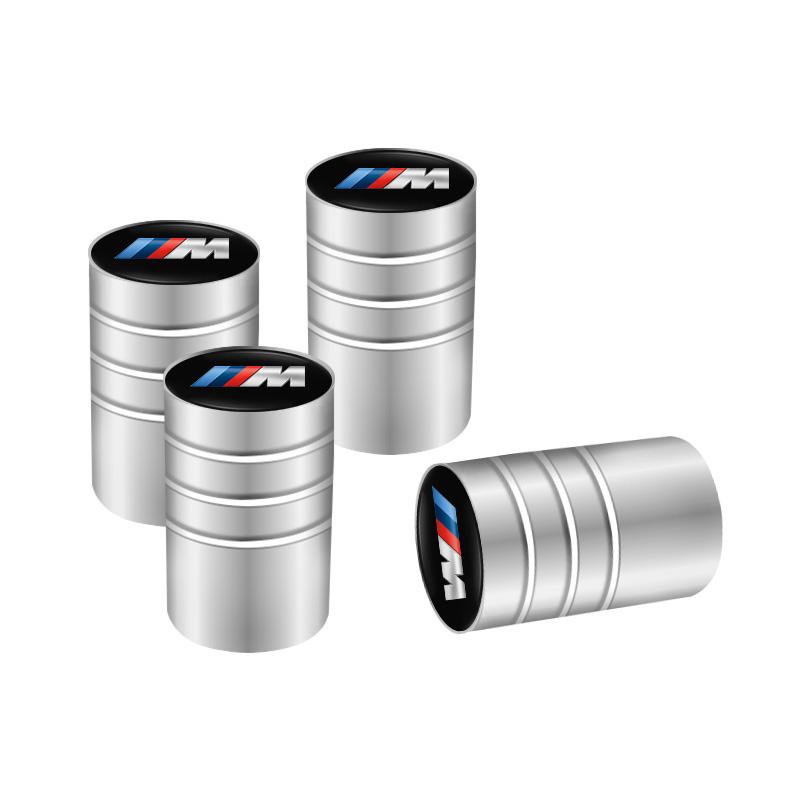 4Pcs Aluminum Car Wheel Tire Valve Cap Dustproof For BMW X1 X2 X3 X5 X4 X6 X7 G30 G20 G32 G11 G12 F40 F30 F20 F10 F34 F07 F44 OH6