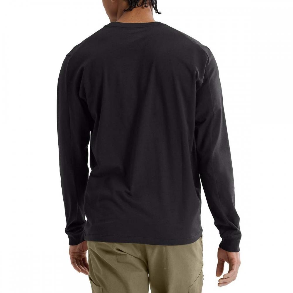 Arc Teryx Men S Long Sleeve T ShirT Black Crag coTTon X000009536