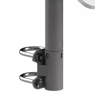 Adaptateur de cerceau 30-50 mm pour montage StarLink V2, support d'antenne en acier inoxydable pour barre horizontale de garde-corps de yacht de camping-car