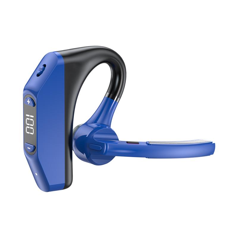 Bluetooth Business Earphones Talk/Music Time 20/30 Hours LED Digital Display With MlC Noice Cancelling Wireless Headset