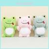 Niedlicher Frosch-Plüsch-Schlüsselanhänger, weiches Kuscheltier für Taschen und Geschenke