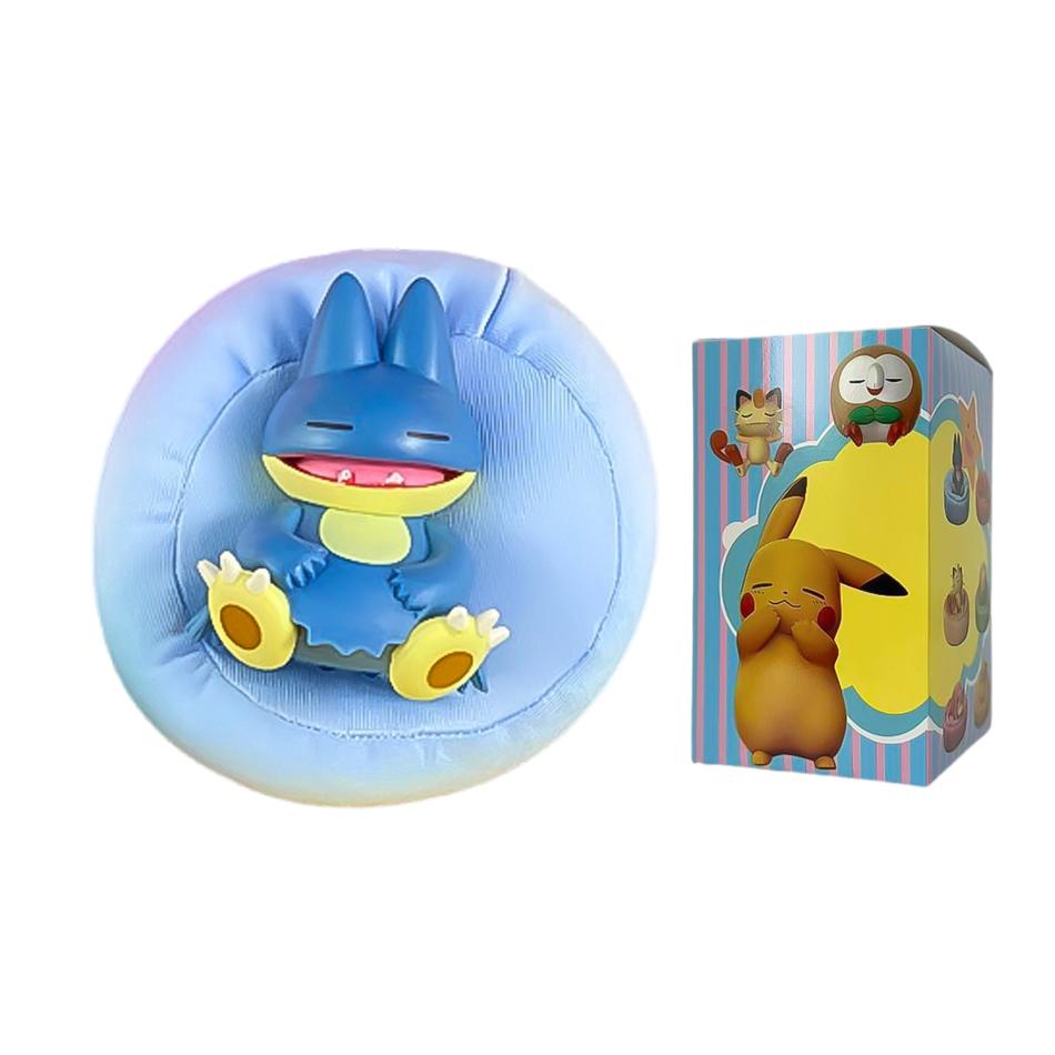 Toys 1-12pcs Pok É Mon Scale Ratio Model Figure 1-12 Pcs Pikachu Sleep Series Interior Hand Sleeping Position Gift Present for Sfriends
