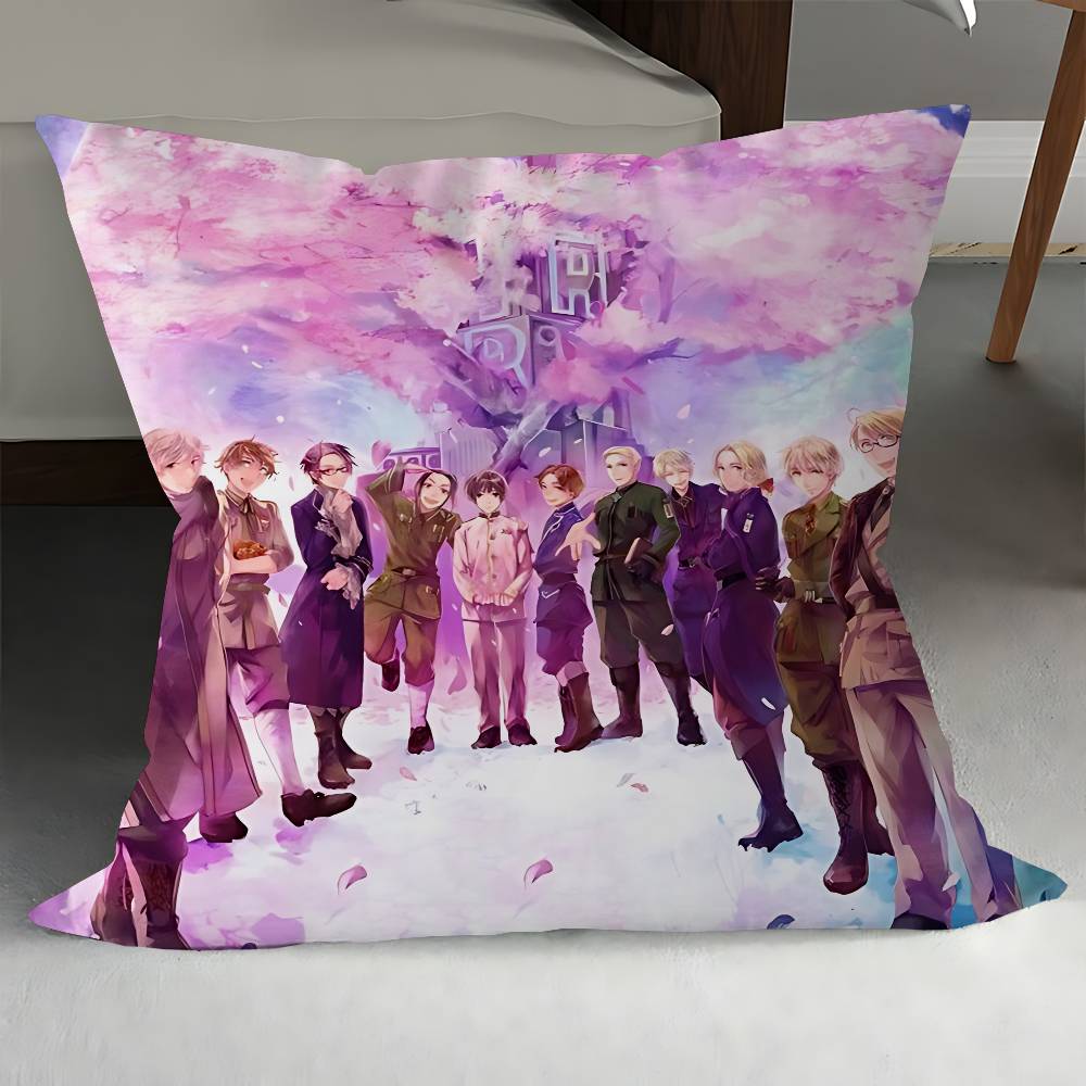 Аниме H-Hetalia World Stars Персонализированная наволочка-пыльник для подушки для спальни, детская, для украшения вечеринки, наволочка, подарок на день рождения детям 12x12Inch