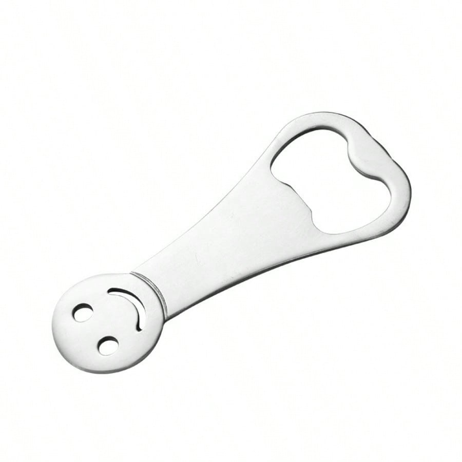 2pcs Stainless Steel Cartoon Beer Bottle Opener Beverage Bottle Opener Flat Simple Bottle Opener