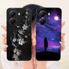 Butterfly Cherry For Xiaomi POCO X 7 x7 Pro 5G Case Clear Soft Bumper Protection Silicon Cover Capas For POCO X7 Pro