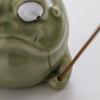 Light Green Ceramics Frogs Miniature Statue Incenses Stick Holder Funny Animal Incenses Burners Tabletop Decors Gift