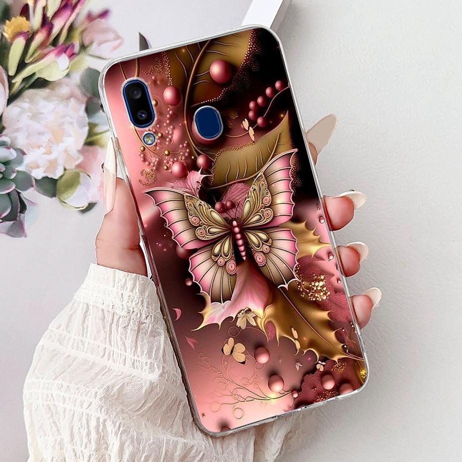 For Samsung Galaxy A10 A20 A30 Case A105F A205F A305F Cute Fashion Painted Cover Soft Silicone Case For Samsung A20 A 10 30 Bags