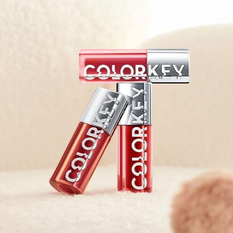 COLORKEY - Watery Sparkling Lip Gloss - 4 Colors