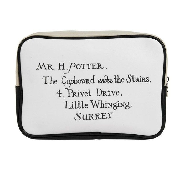 Set de Trousse de Toilette et Pochette Maquillage - Harry Potter - Hedwige - Souple - Zippée - Enfant