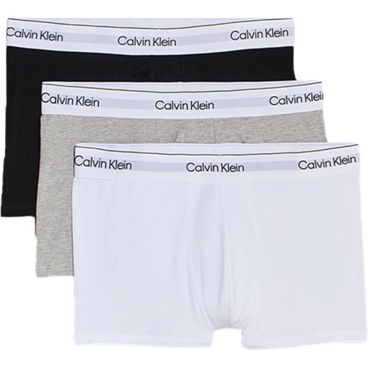 

Calvin Klein Letter Print Comfortable Simple Mid-Rise Briefs 3-Pack Men underwear LV00NB4392-MP1 L