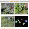 Garden Solar Lights Outdoor, Multi-color Changing Solar Powered Led Garden Lights, Waterproof Light Sensor Solar Butterfly Lights, Outdoor Decor, Yard
