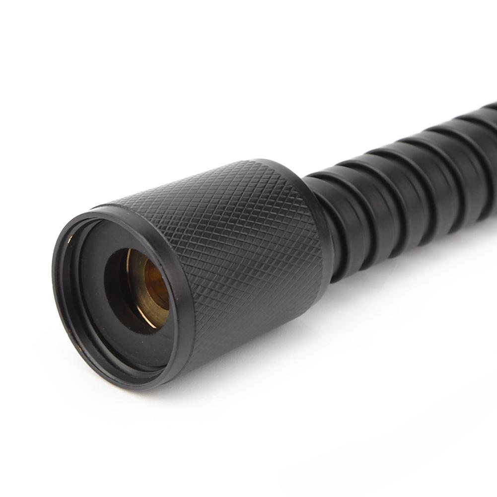 1.5m Matte Black High Pressure Stainless Steel Flexible Shower Hose Pipe Bathroom Accessory