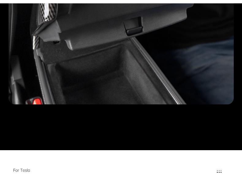 Tesla Model 3/Y/YL TPE Armrest Box Cover - Protective Center Console Interior Accessory