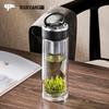 WANXIANG Double-Wall Glass Travel Mug