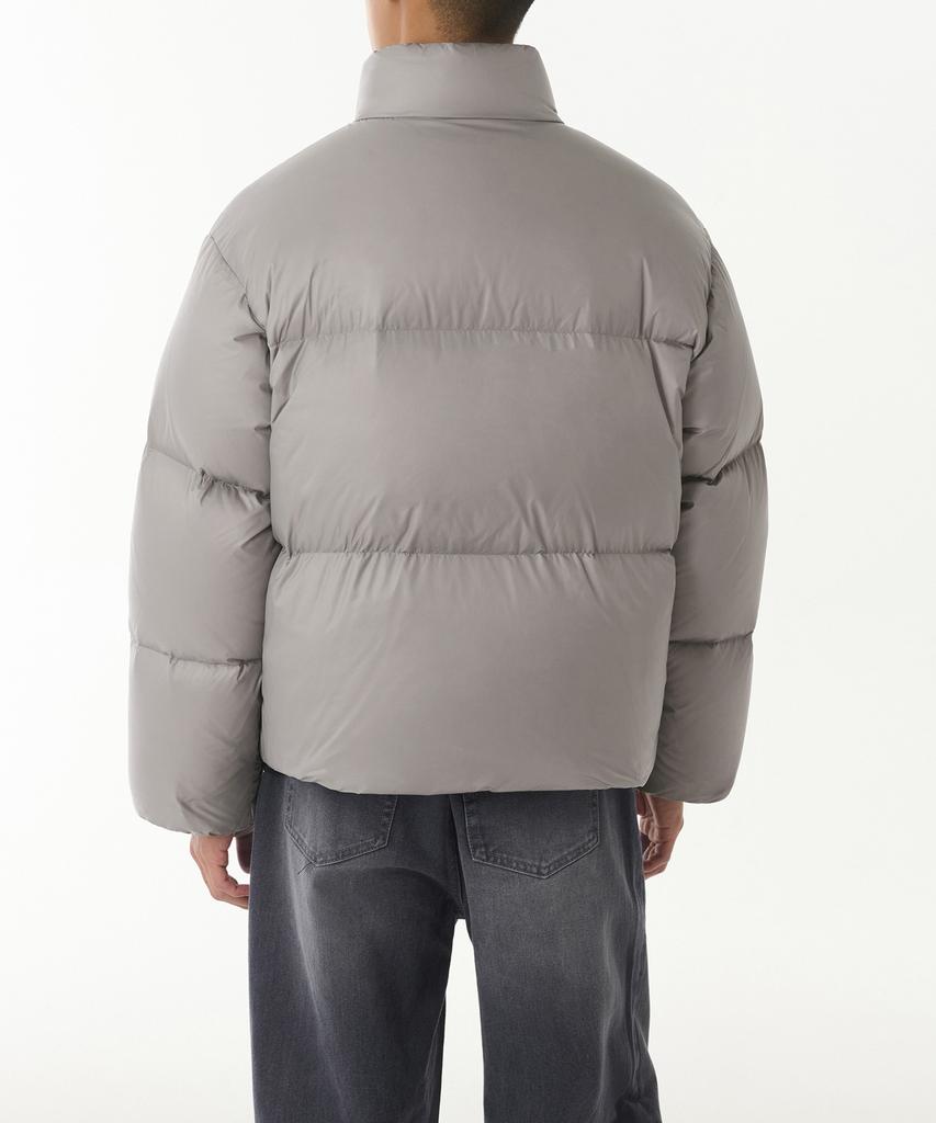 Musinsa Standard Ripstop Down Puffer Short Padded Jacket [Light Grey]