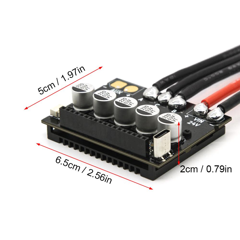ODESC V4.0 Driver Board 8-24V 4 Layers Type-C Interface Brushless Motor Driver Module With Heat