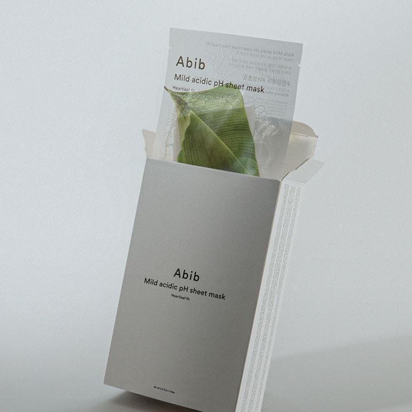 [Abib] Mild Acidic pH Sheet Mask #Heartleaft Fit 10EA