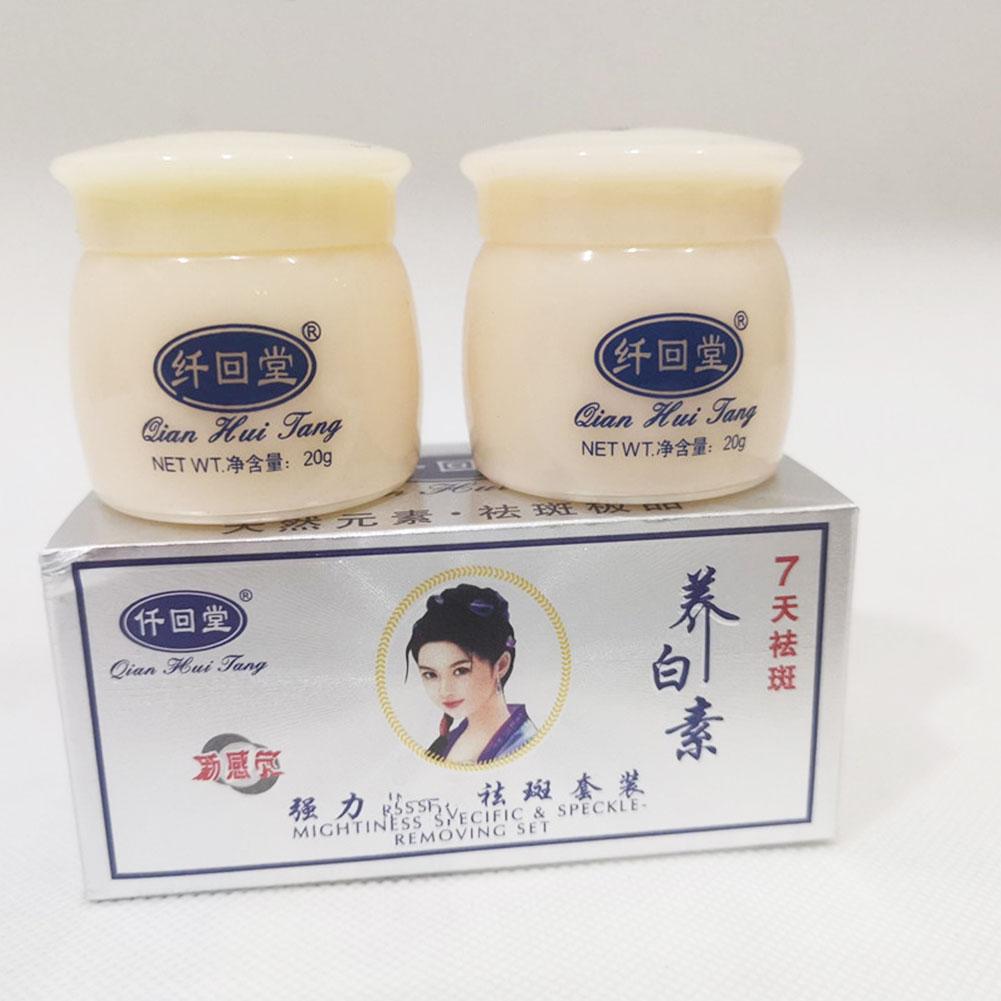 20g Dia E 20g Noite Creme Clareador de Pele Clareador Descolorante Kit Sardas Creme Melasma Pele A J6J2
