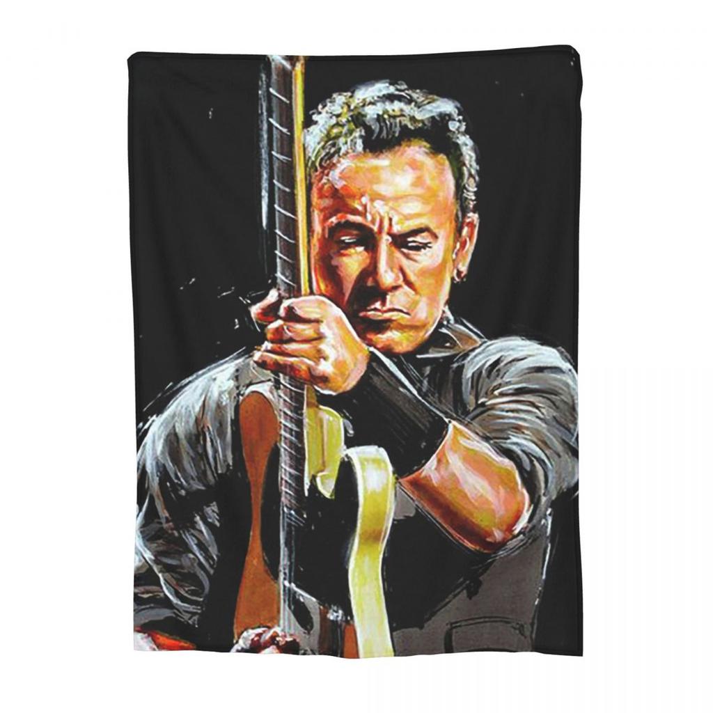Bruce Frederick Springsteen Is An American Singer Blanket Soft Flannel Throw Blanket Cover for Bed Living room Picnic Home Sofa