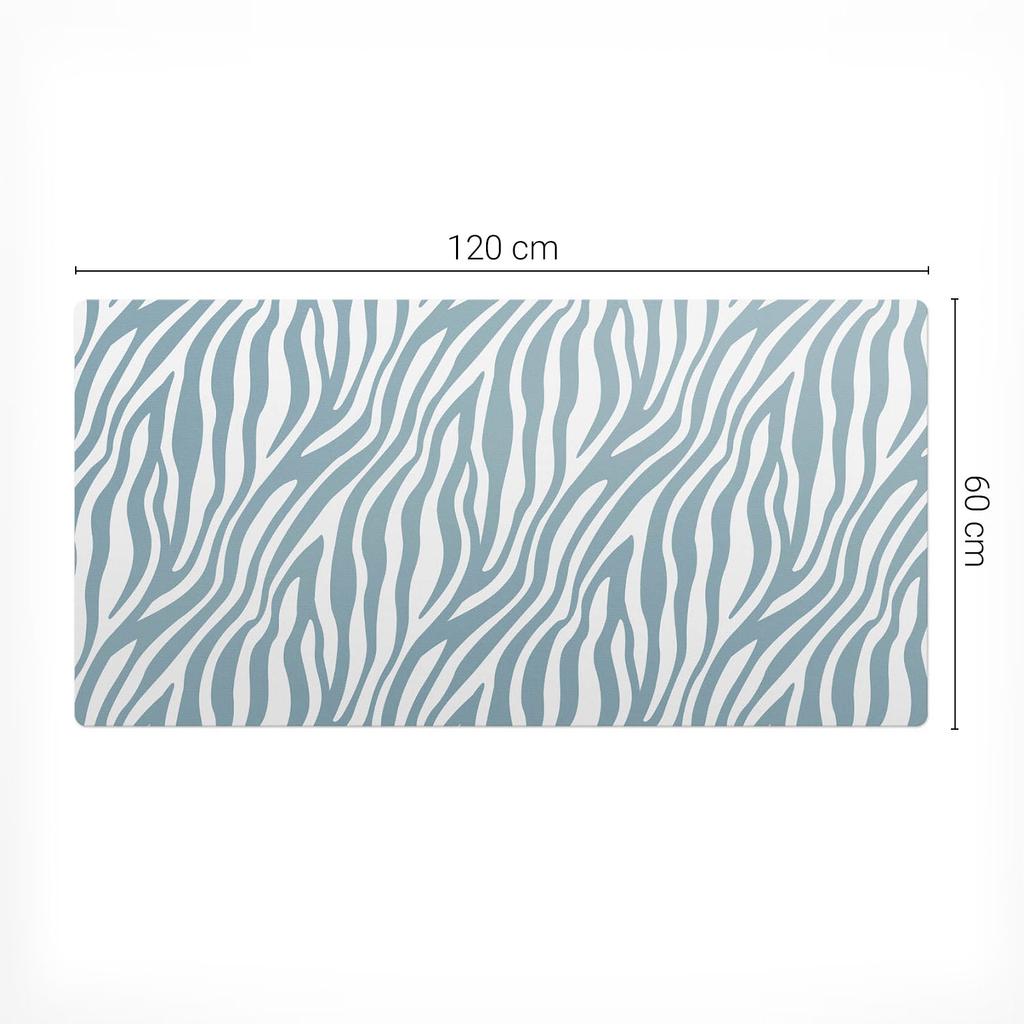 Desk Mat for Mouse Keyboard and Laptop Zebra Stripes 120X60 Cm