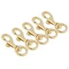 5 Pieces Brass Swivel Clip Lobster Clasp Key Hook