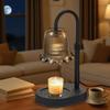 Height-Adjustable Candle Warmer Lamp - 4-Level Dimming, Timer Function, Stylish Design, Black (Multiple Colors Available)