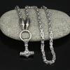 High Quality New Viking Odin Crow Hammer Pendant Necklace Emperor Chain Necklace