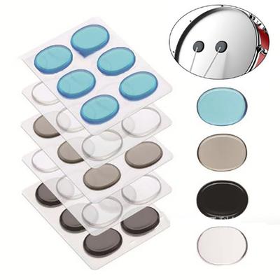 6Pcs Pieces Drum Damper Gel Pads Silicone Drums Silencer For Drums Tone Control Percussion Instrument Accessories