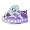 Factory Direct Sales, Explosive Shoes, Men's and Children's Double-wheel Charging Shoes, High Value 6-16 Years Old, Sliding Shoes with Wheels