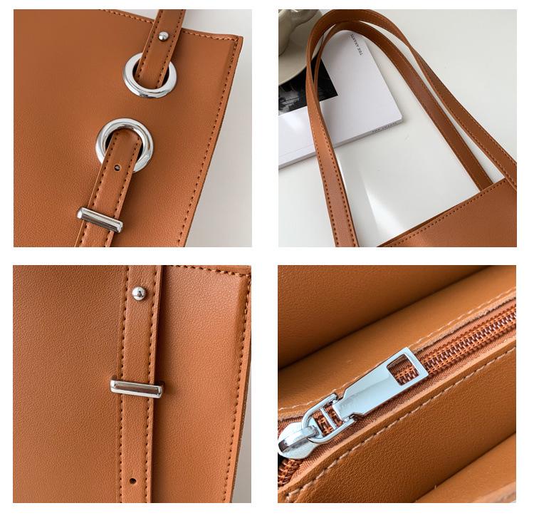2024 Women's Large Capacity Tote Bag - Versatile Shoulder Bag for College Students & Commuters