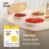 JOYTOUR Thickened Transparent Disposable Plastic Tablecloths, 1.8x1.8m, 20 Count
