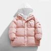 Winter New Bread Clothes Cotton-padded Clothes Men's Short Thickened Cotton-padded Jackets Loose Trend Cotton-padded Clothes Hooded Fake Two Pieces