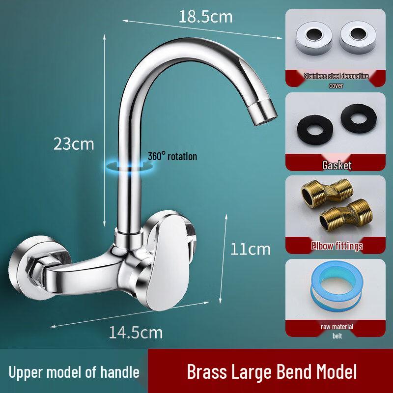 Taijufu Commercial Swivel Kitchen Faucet