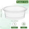 Reptile Feeding Bowls 120 Pcs Crested Gecko Food And Water Feeding Cups, For Lizard And Small Pet Ledge Supplies Feeder