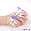 Japanese Gel Manicure Stickers Nail Stickers 3d Bronzing Light Therapy Nails Checkerboard Nail Stickers