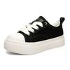 Big head shoes black and white canvas shoes raw niche thick sole heightening casual shoes ugly cute shoes board shoes
