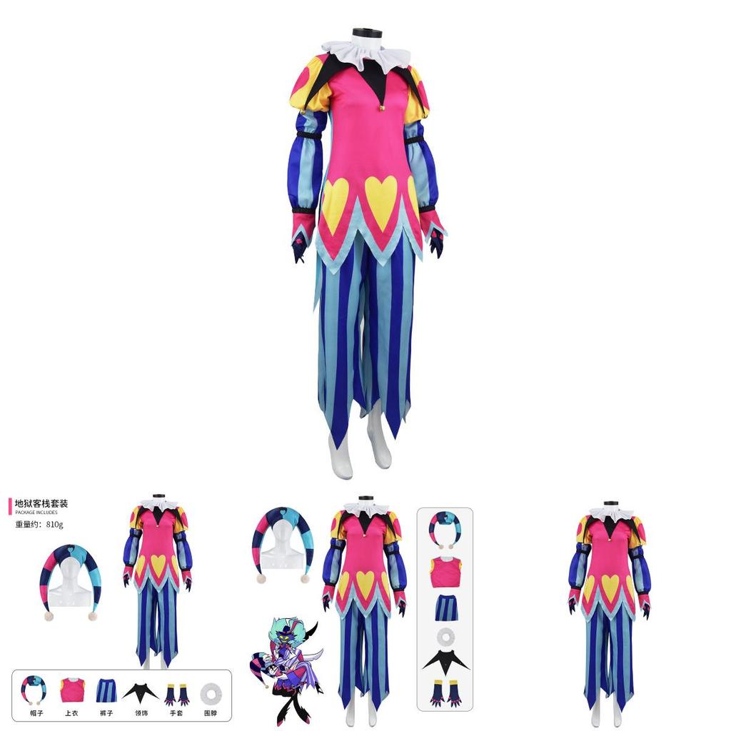 Fizzarolli Cosplay Traje de Performance Maligno Extremo Personaje de Anime