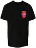 Norwegen Fußball Retro Nationalmannschaft Trikot Kinder T-Shirt Für Kleinkinder Schwarz 4T