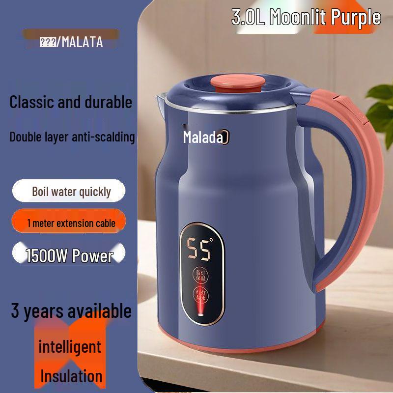 Stainless Steel Electric Kettle with Boil & Keep-Warm Functions, Large Capacity, Baby & Pregnancy Safe, Boil & Constant Temperature Pot