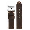 Handmade First Layer Cowhide Leather Watchband 22mm 24mm Brown/Black Vintage Leather Strap For PAM111 441 Soft Men's Bracelet